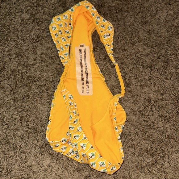 Rhode X target dainty lotus print high leg cheeky bikini bottom - Picture 8 of 11